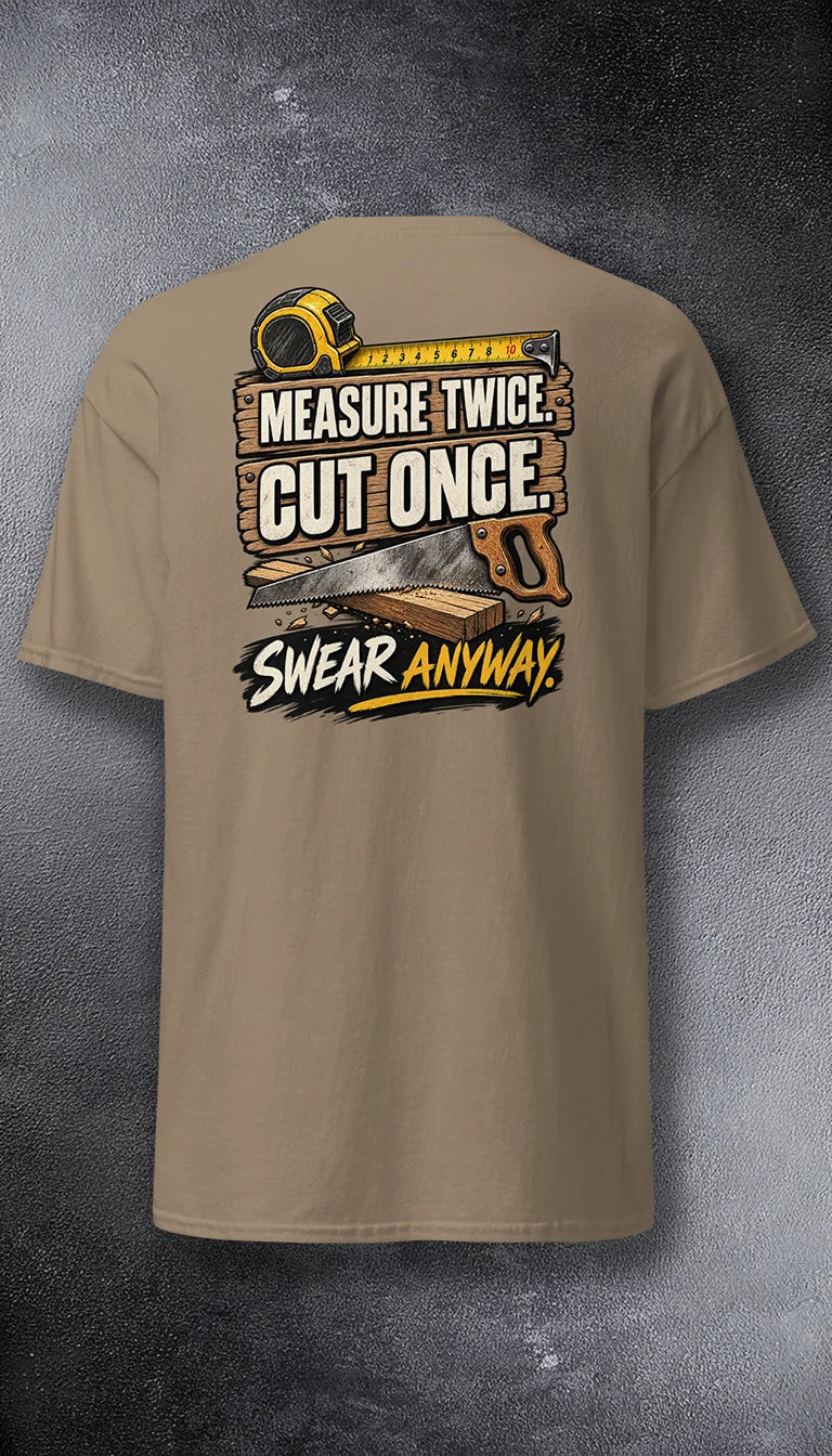 Measure Twice. Cut Once.