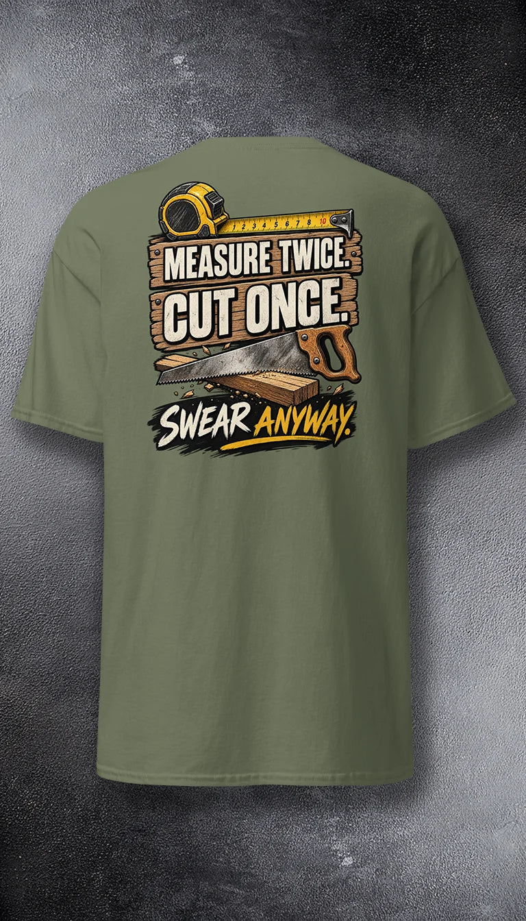Measure Twice. Cut Once.