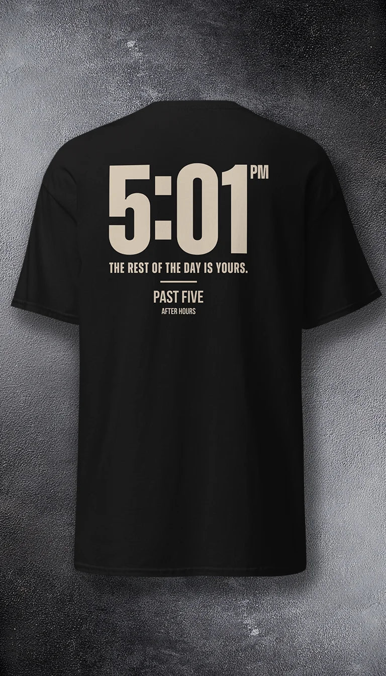 The Rest of the Day graphic tee – PAST FIVE Back print